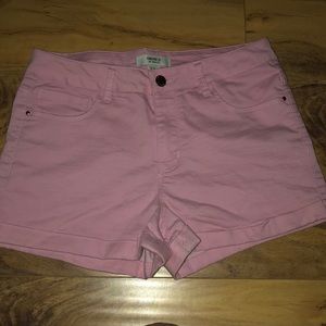 pink shorts from F21